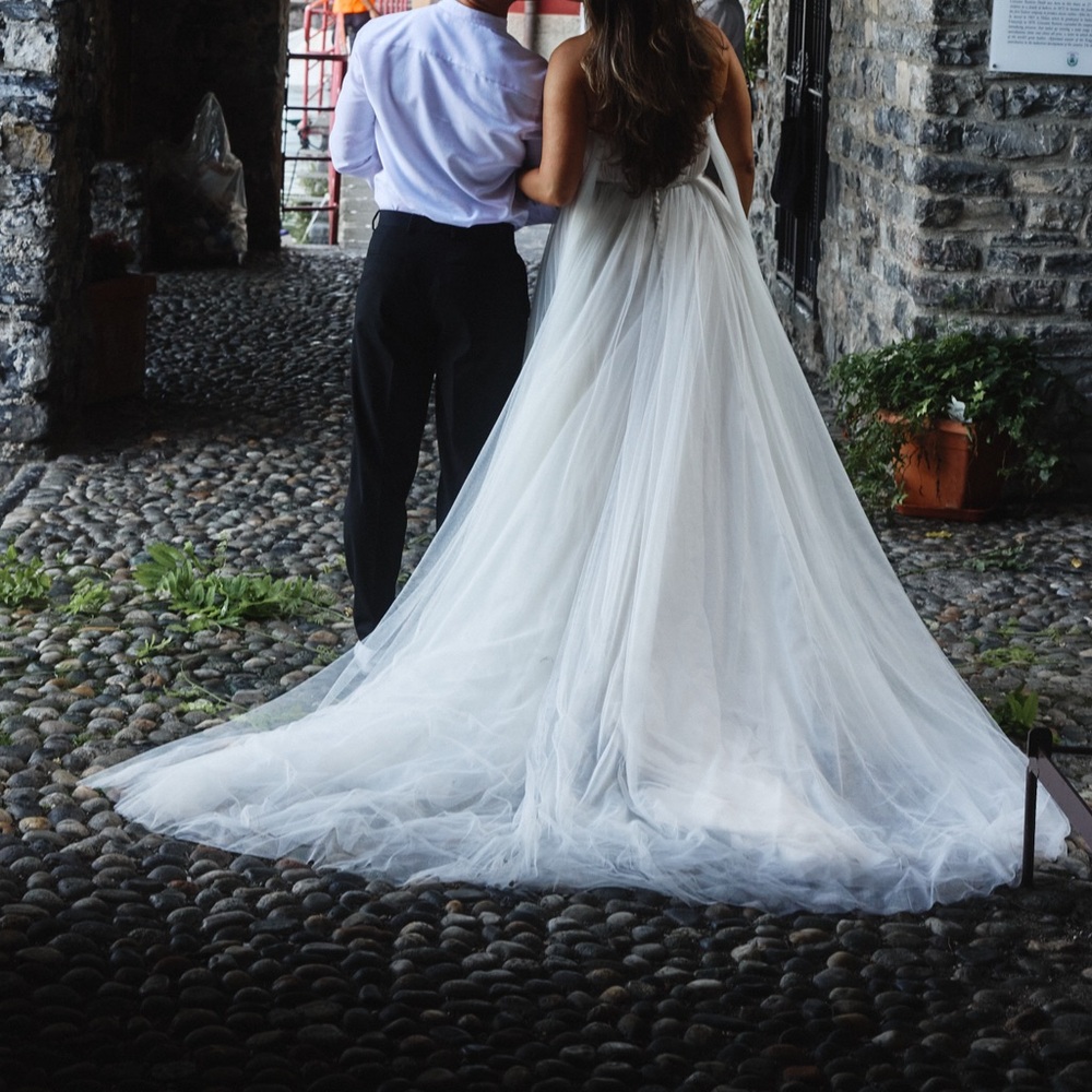 Mori Lee White Wedding Dress